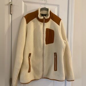 Marmot Brown/Tan Womens Wiley Polartec fleece/jacket . Preowned. Good condition